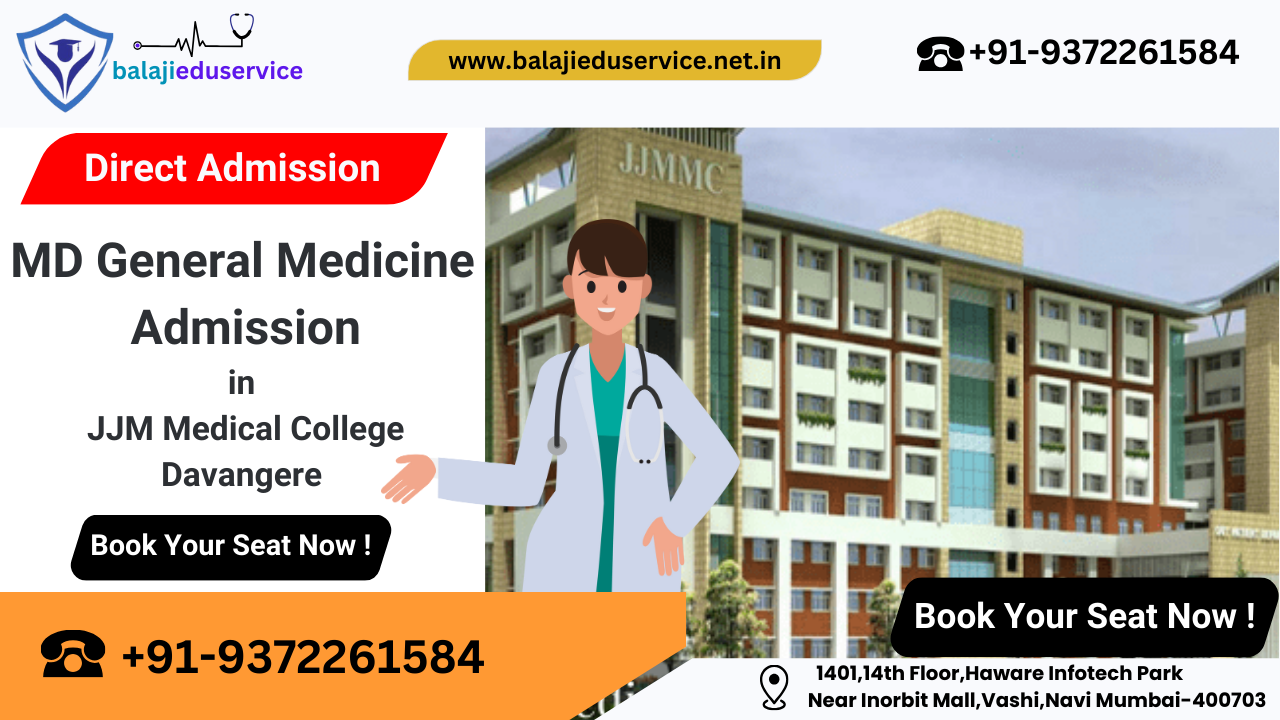 9372261584@MD General Medicine Admission in JJM Medical College Davangere